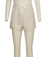 Dolphin Hem Shorts