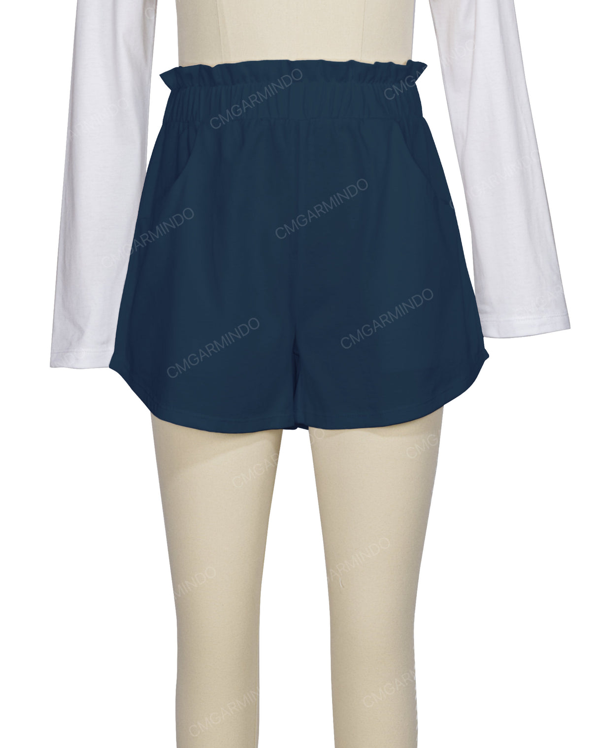 Ruffle Waist Shorts