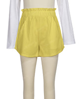 Ruffle Waist Shorts