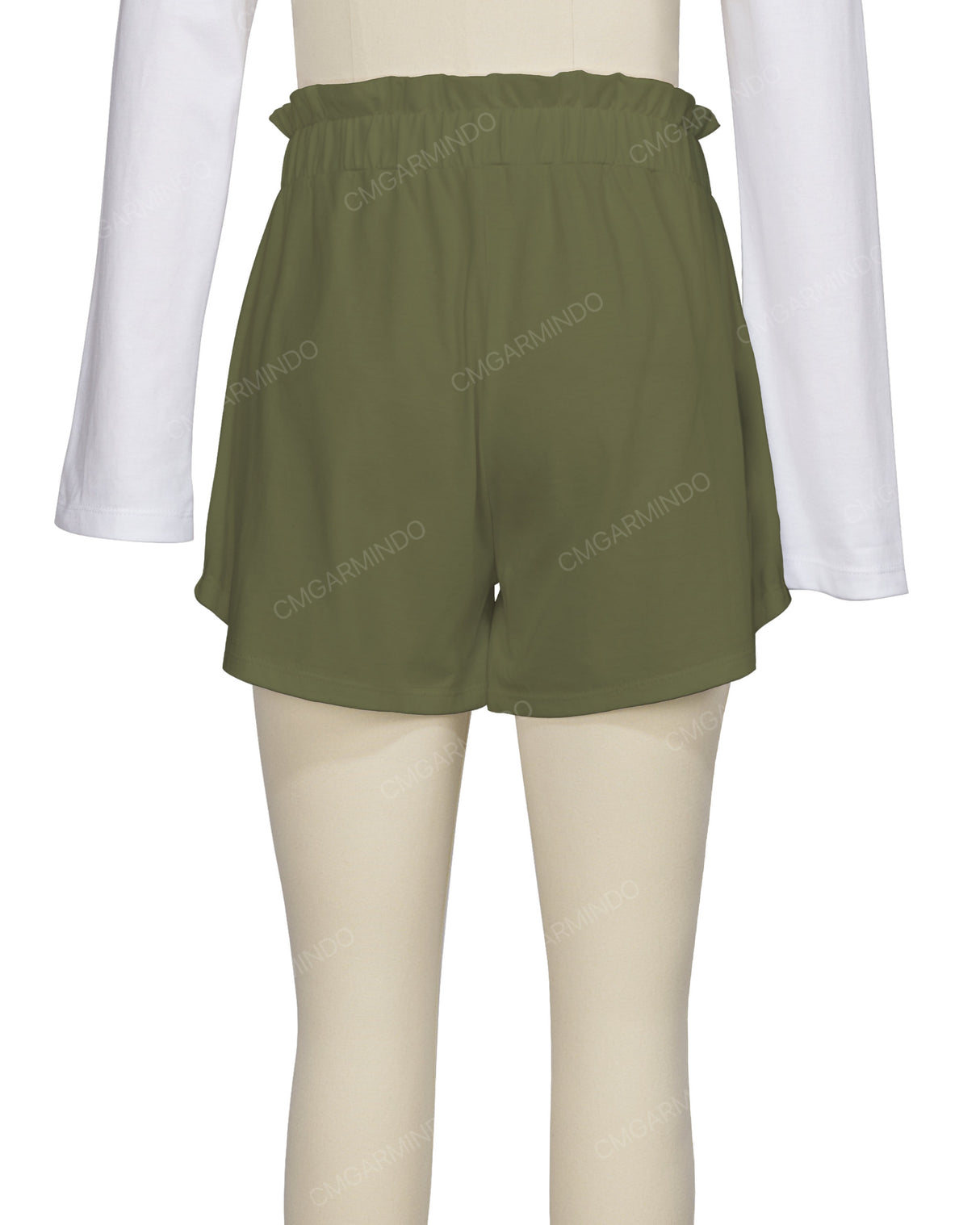 Ruffle Waist Shorts