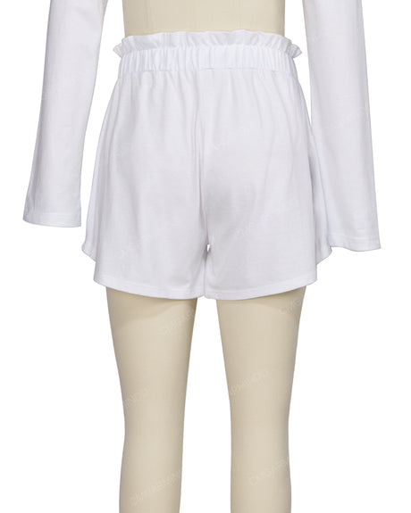 Ruffle Waist Shorts