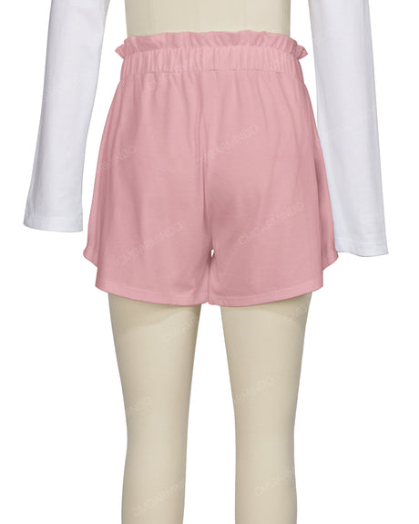 Ruffle Waist Shorts