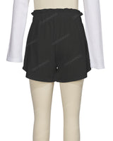 Ruffle Waist Shorts