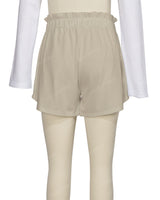Ruffle Waist Shorts