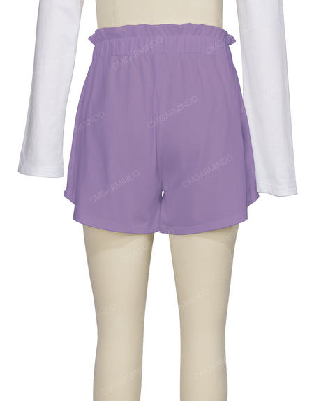 Ruffle Waist Shorts
