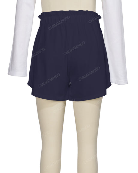Ruffle Waist Shorts