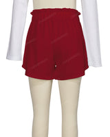 Ruffle Waist Shorts