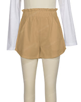 Ruffle Waist Shorts