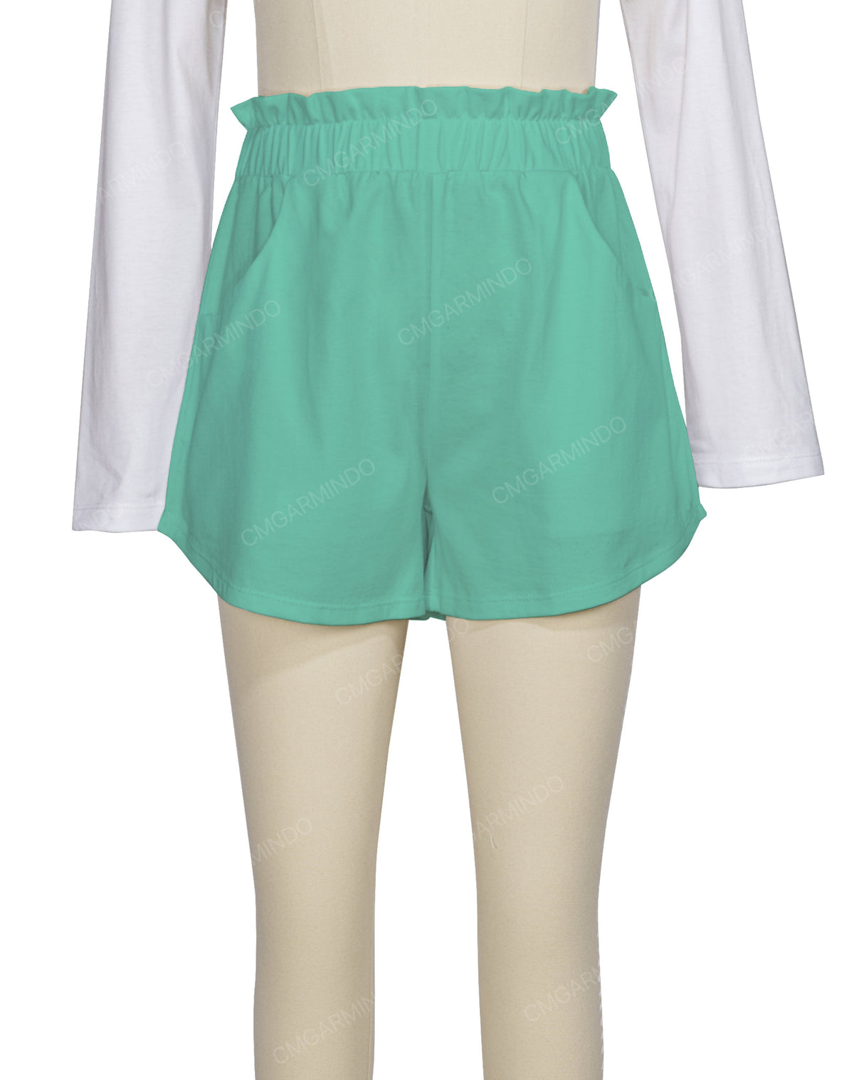 Ruffle Waist Shorts