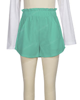 Ruffle Waist Shorts