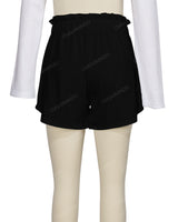 Ruffle Waist Shorts
