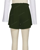 Ruffle Waist Shorts