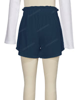 Ruffle Waist Shorts