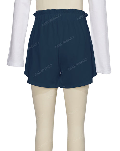 Ruffle Waist Shorts