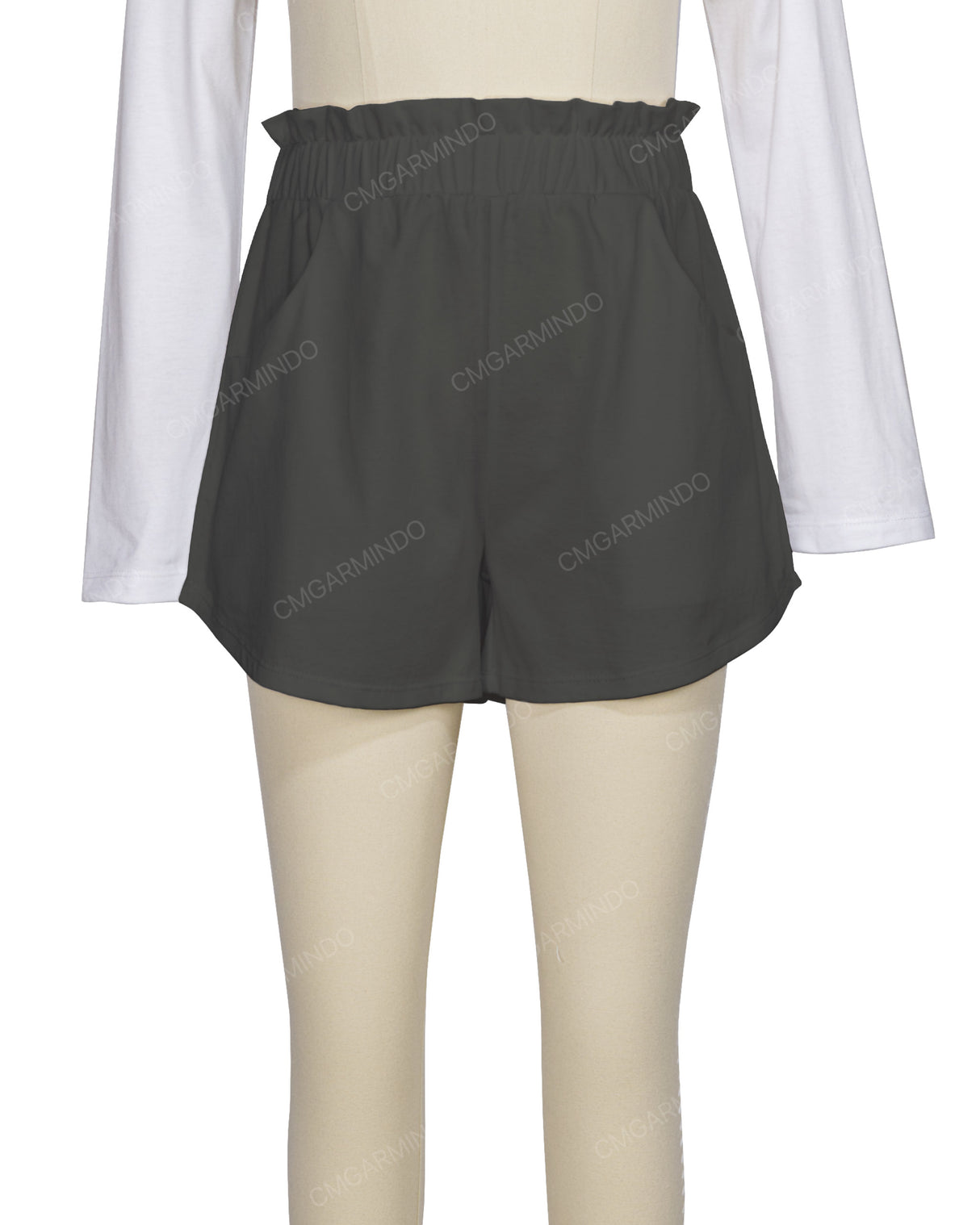 Ruffle Waist Shorts