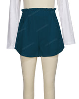 Ruffle Waist Shorts