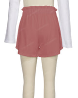 Ruffle Waist Shorts