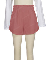 Ruffle Waist Shorts