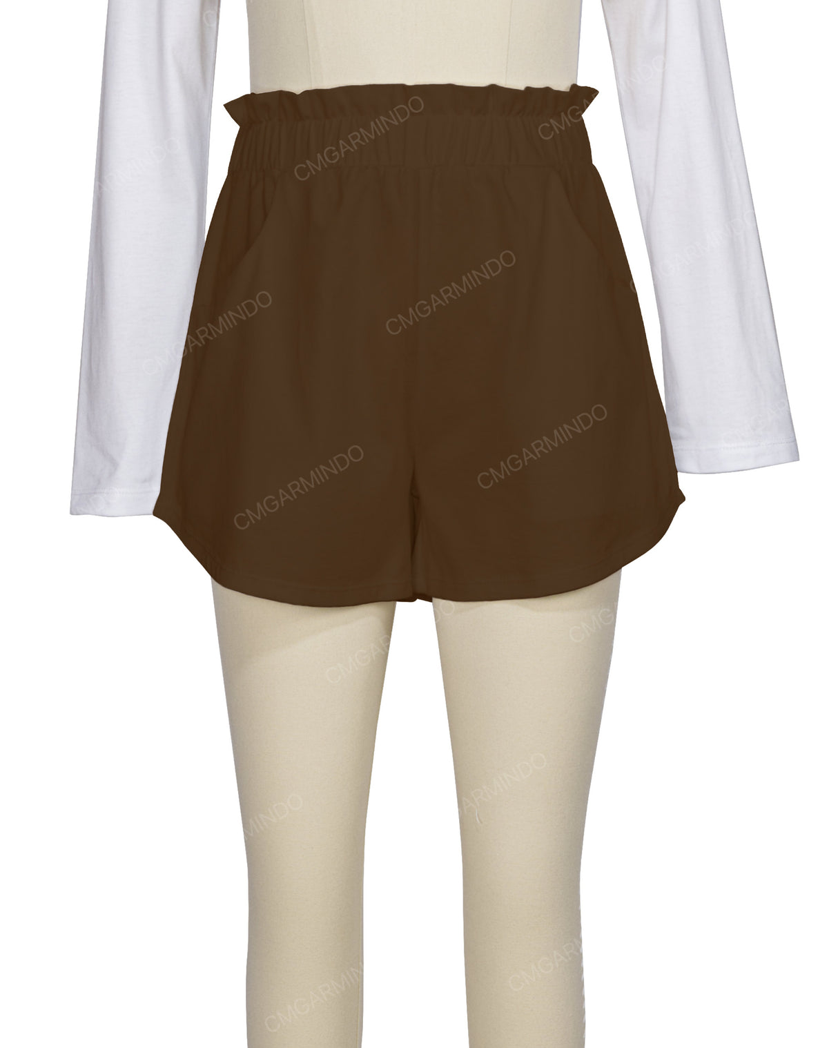 Ruffle Waist Shorts