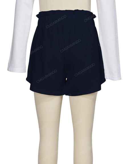 Ruffle Waist Shorts
