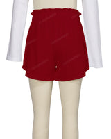 Ruffle Waist Shorts