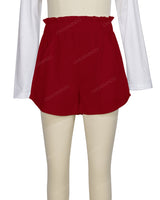 Ruffle Waist Shorts