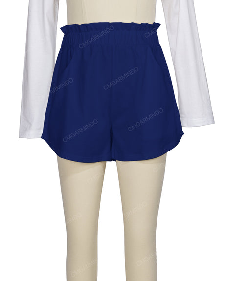 Ruffle Waist Shorts