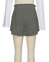 Ruffle Waist Shorts
