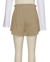 Ruffle Waist Shorts