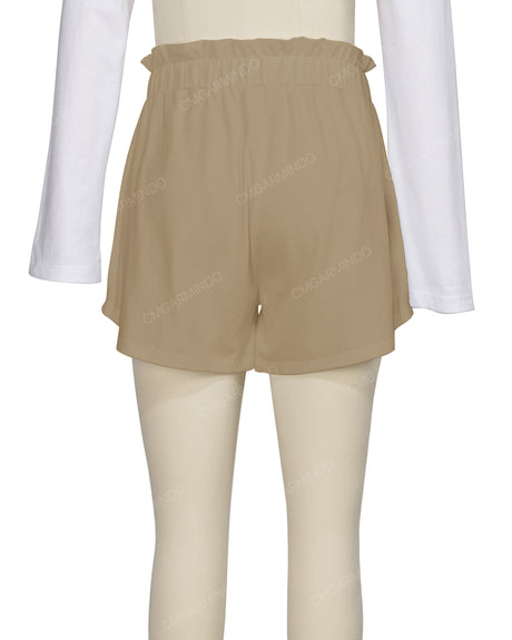 Ruffle Waist Shorts