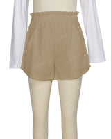 Ruffle Waist Shorts