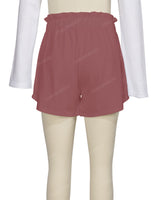 Ruffle Waist Shorts