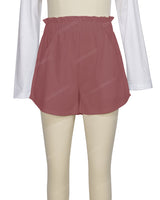 Ruffle Waist Shorts