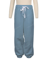 Elastic Folded Hem Sweatpants