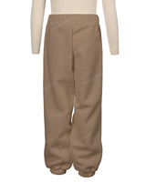 Elastic Folded Hem Sweatpants