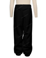Elastic Folded Hem Sweatpants