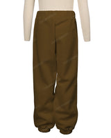 Elastic Folded Hem Sweatpants