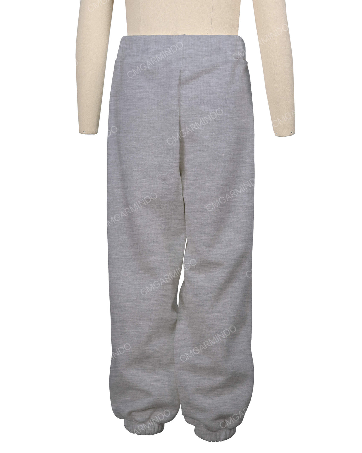 Elastic Folded Hem Sweatpants