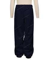 Elastic Folded Hem Sweatpants
