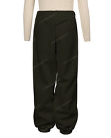 Elastic Folded Hem Sweatpants