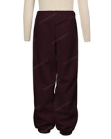 Elastic Folded Hem Sweatpants