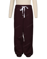 Elastic Folded Hem Sweatpants