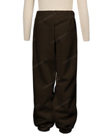 Elastic Folded Hem Sweatpants