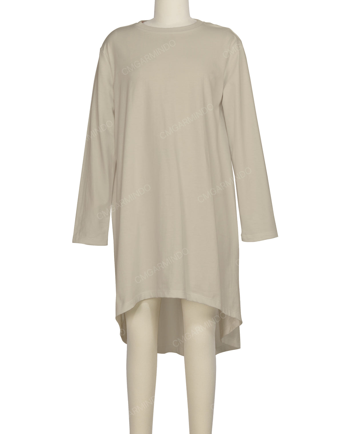 Long Sleeve Asymmetrical Dress