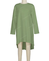 Long Sleeve Asymmetrical Dress