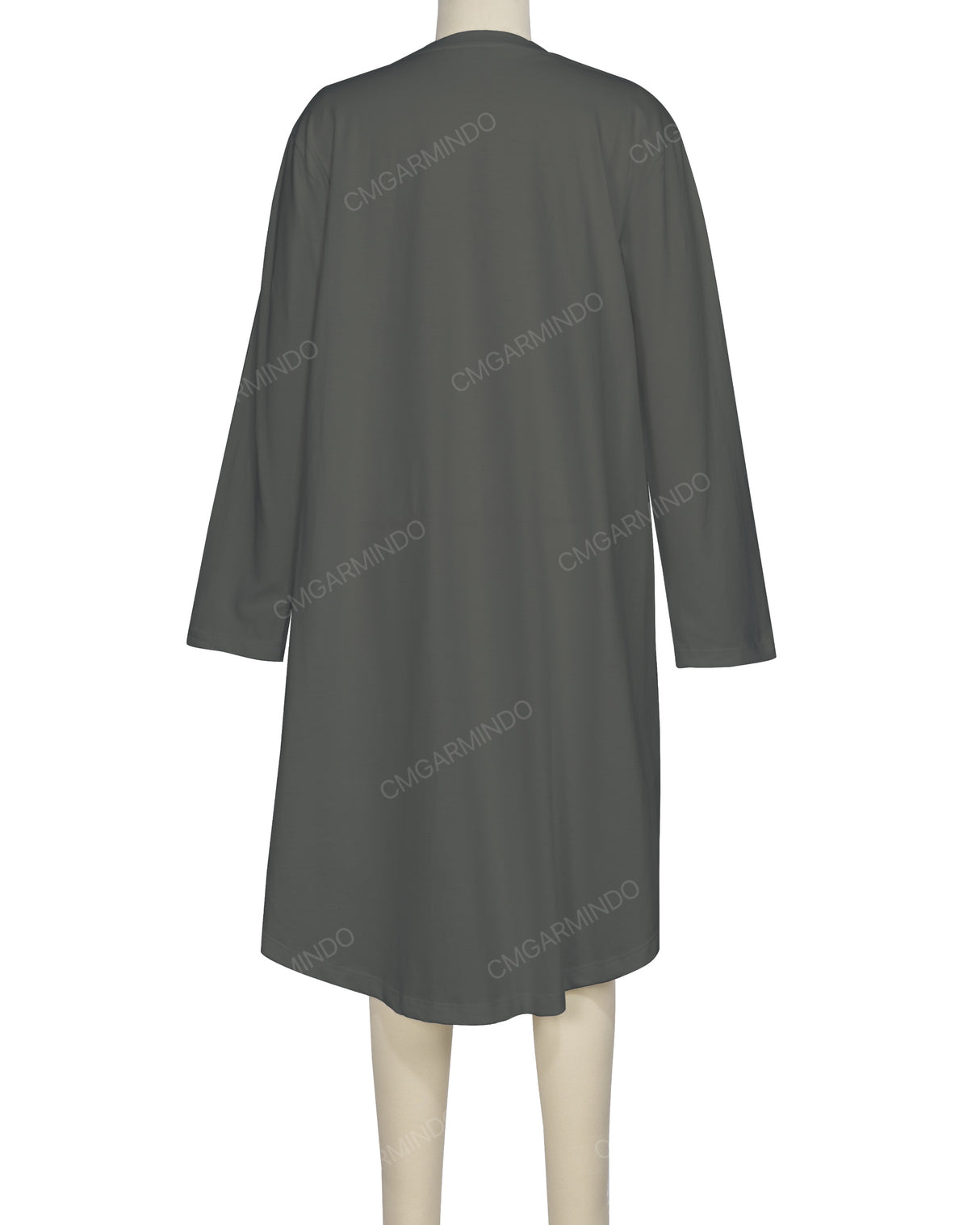 Long Sleeve Asymmetrical Dress
