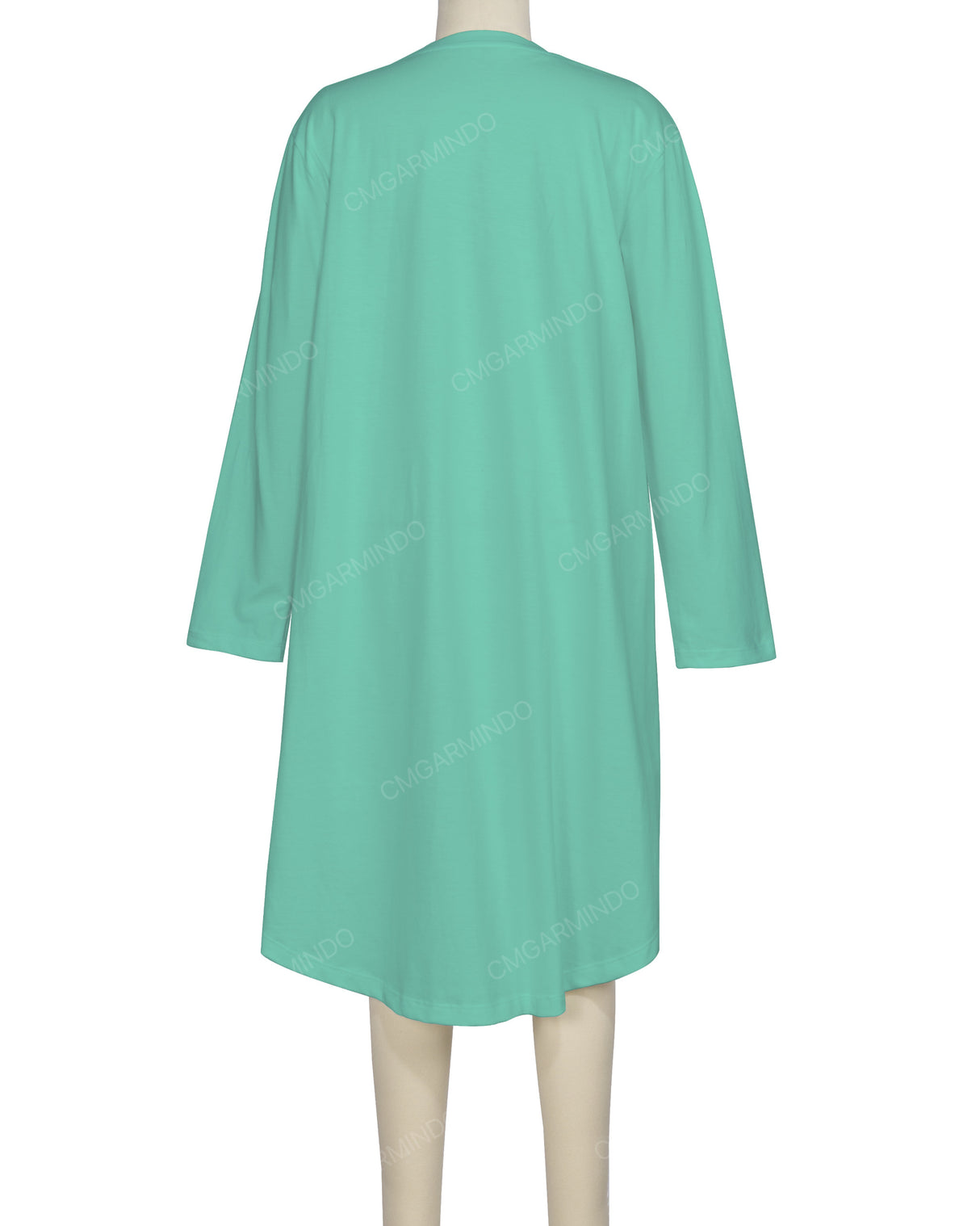 Long Sleeve Asymmetrical Dress