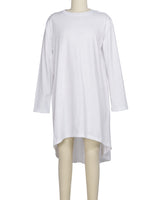 Long Sleeve Asymmetrical Dress