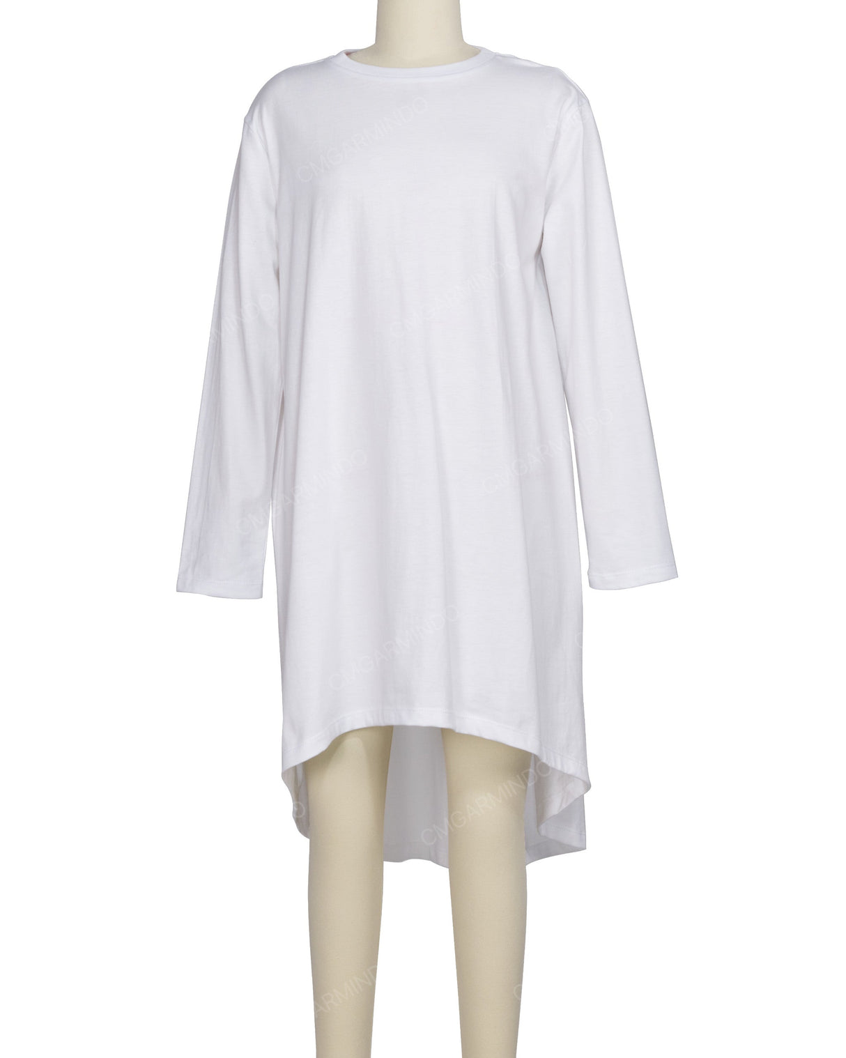 Long Sleeve Asymmetrical Dress