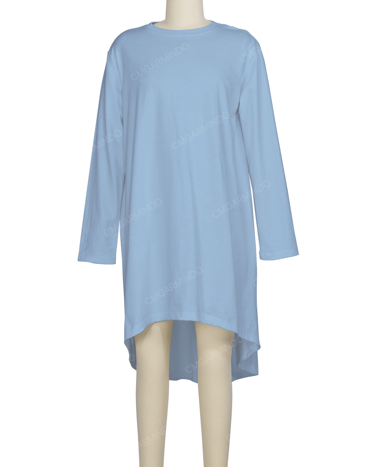 Long Sleeve Asymmetrical Dress